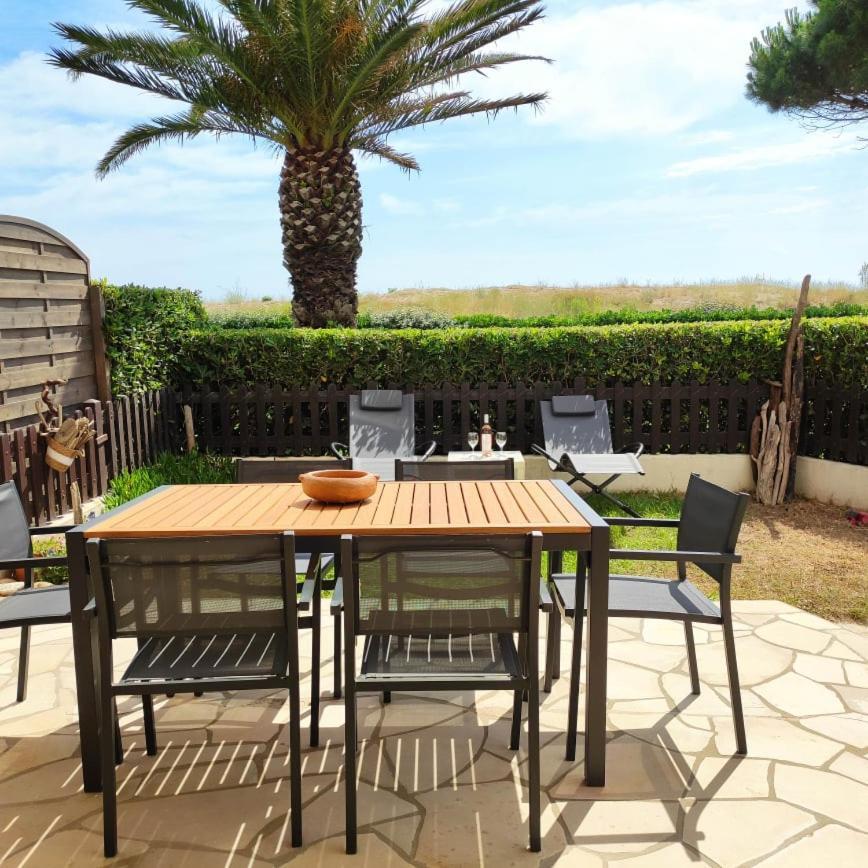 Les Capitelles 5 - Acces Direct A La Plage Depuis Le Jardin - T2 Avec Cabine - 6 Pers - Jardin - Piscine - Parking Saint-Cyprien  Buitenkant foto